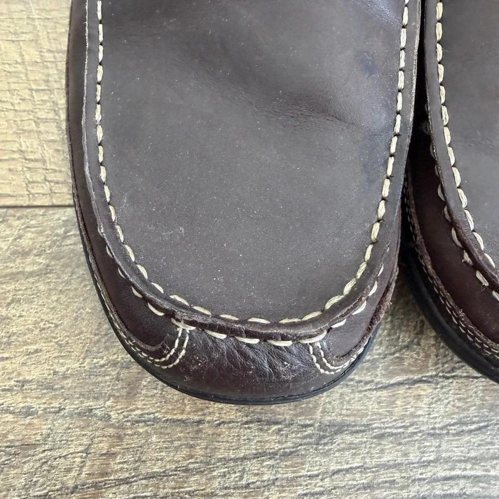 Cole‎ Haan Men's Brown Leather Slip On Loafers Size 10.5 M
